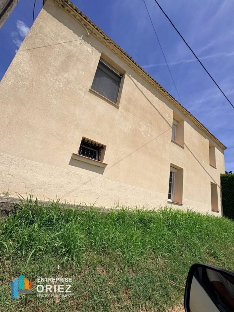 Peinture extérieure, Peinture façade