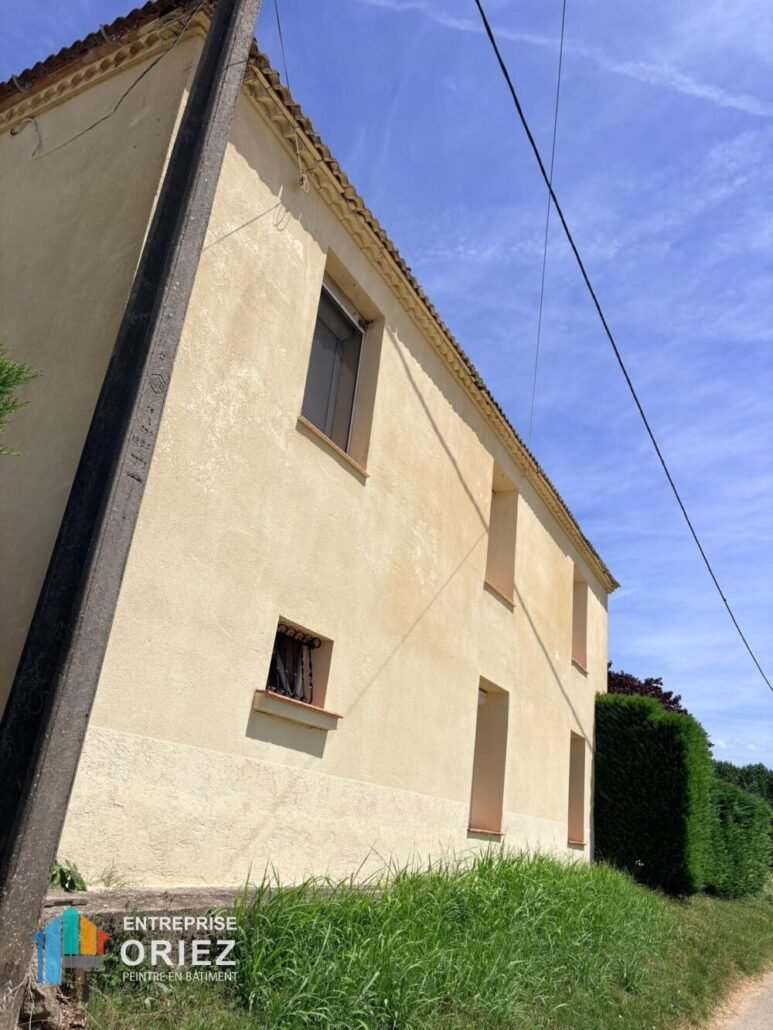 Peinture extérieure, Peinture façade