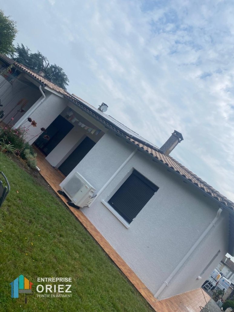 Rénovation complète d&rsquo;une façade extérieure