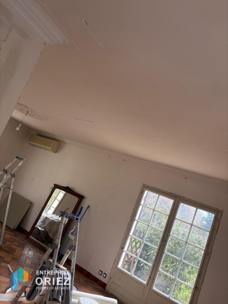 Rénovation, Peinture intérieure, Peinture murs, Peinture plafonds, Rénovation plafond, Rénovation murs