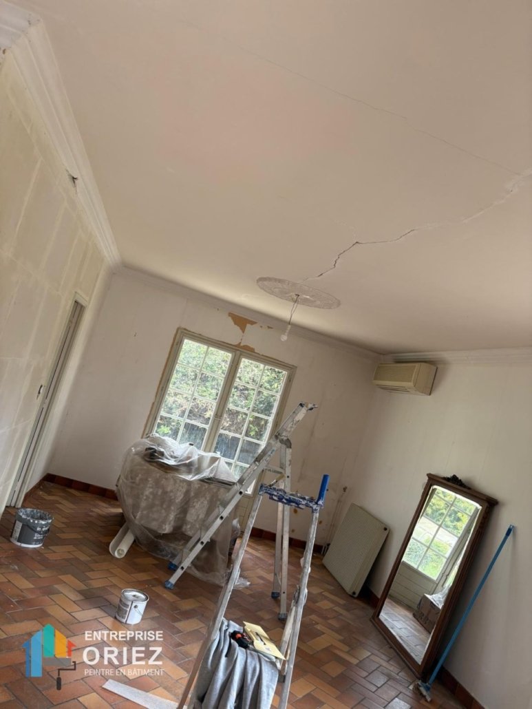 Rénovation, Peinture intérieure, Peinture murs, Peinture plafonds, Rénovation plafond, Rénovation murs