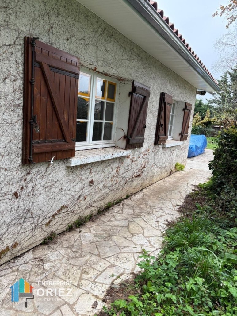 Peinture extérieure, Peinture volets