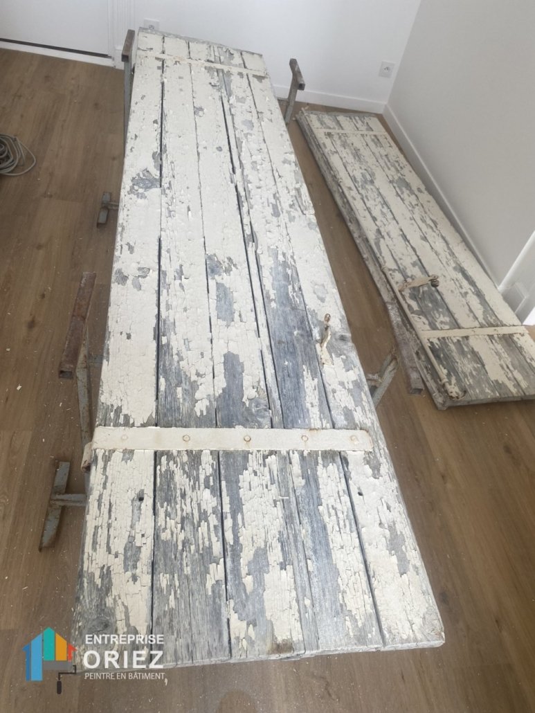 Peinture extérieure, Peinture volets