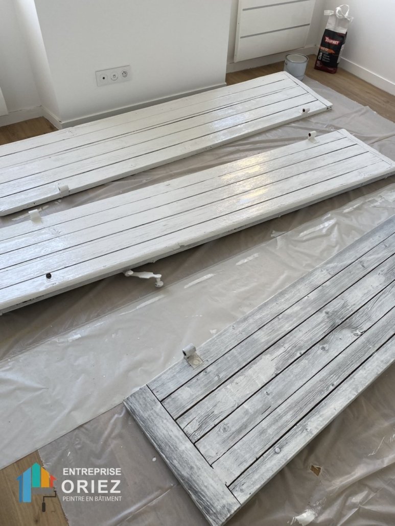 Peinture extérieure, Peinture volets